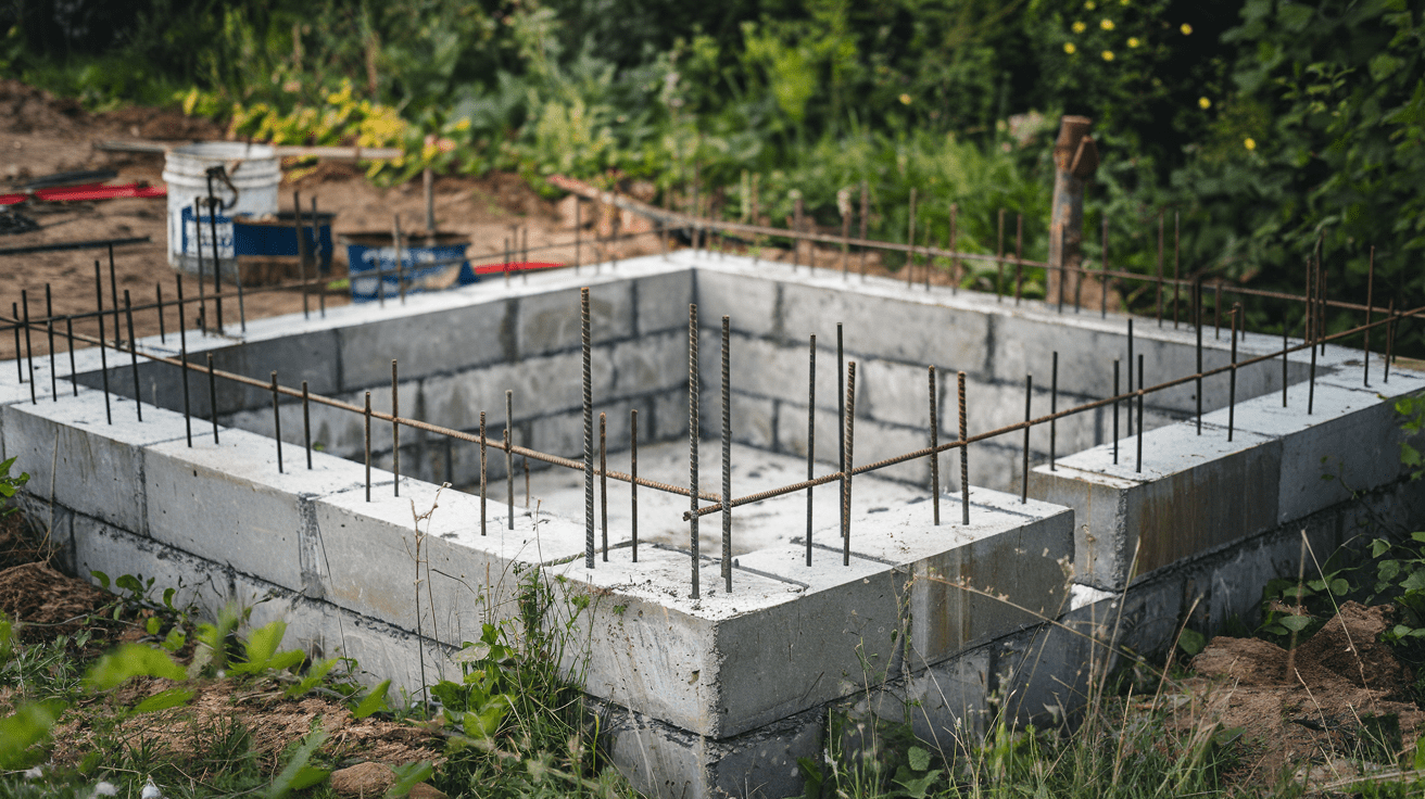 Concrete Block Foundation