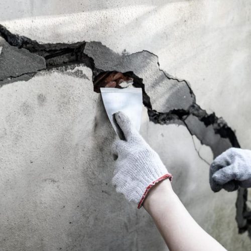 how to repair cracks in concrete